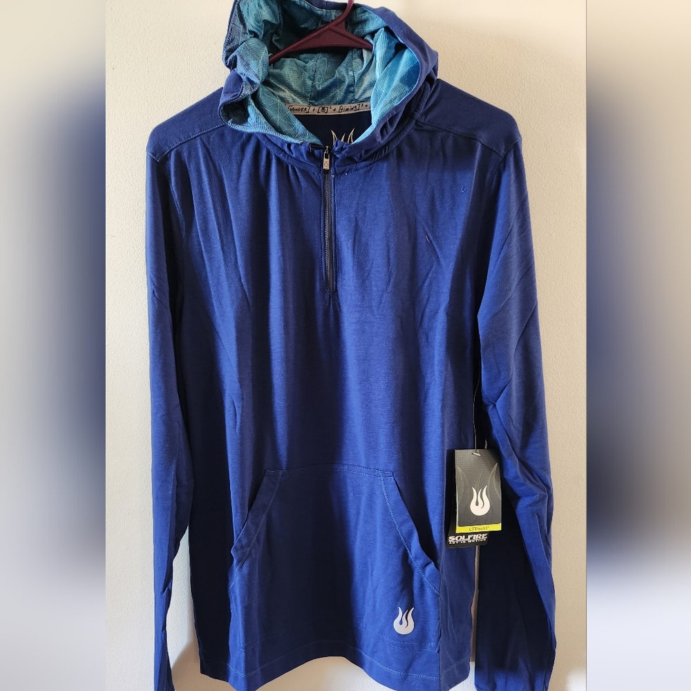 NWT Solfire Medium Kick It 1/4 Zip Hoodie